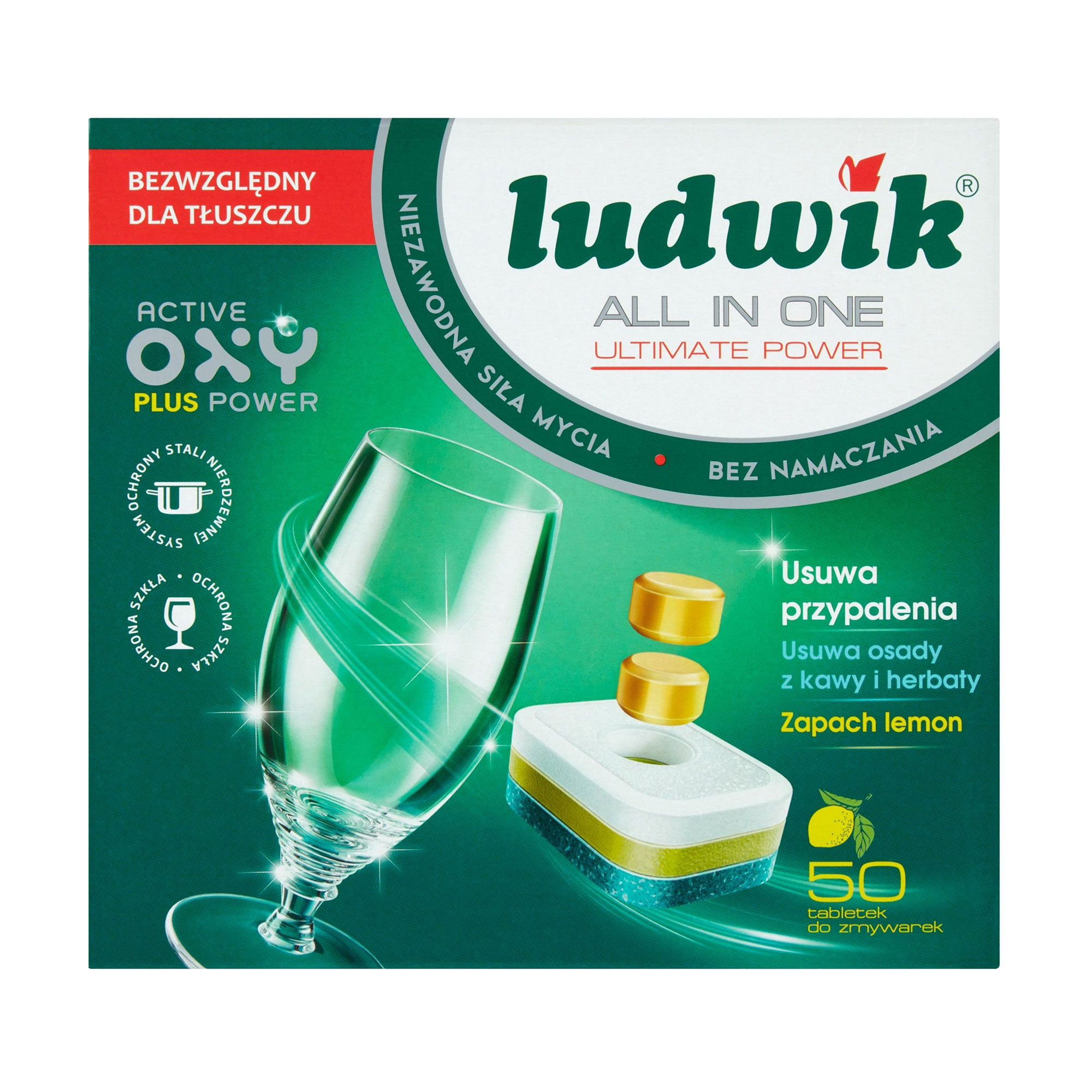 Таблетки для посудомийних машин Ludwik All in One, 50 шт