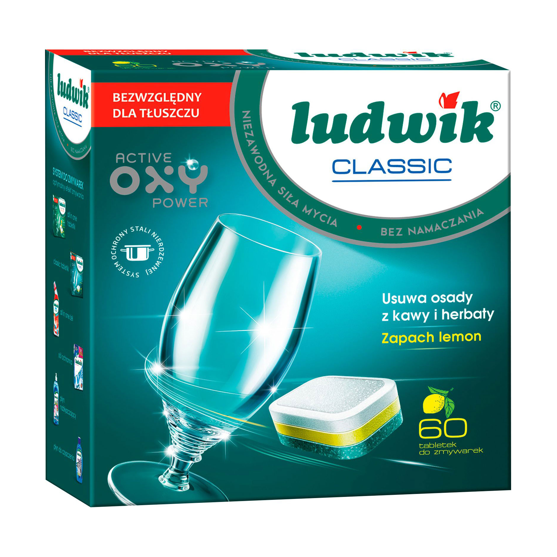 Таблетки для посудомийних машин Ludwik Classic Profi, 60 шт